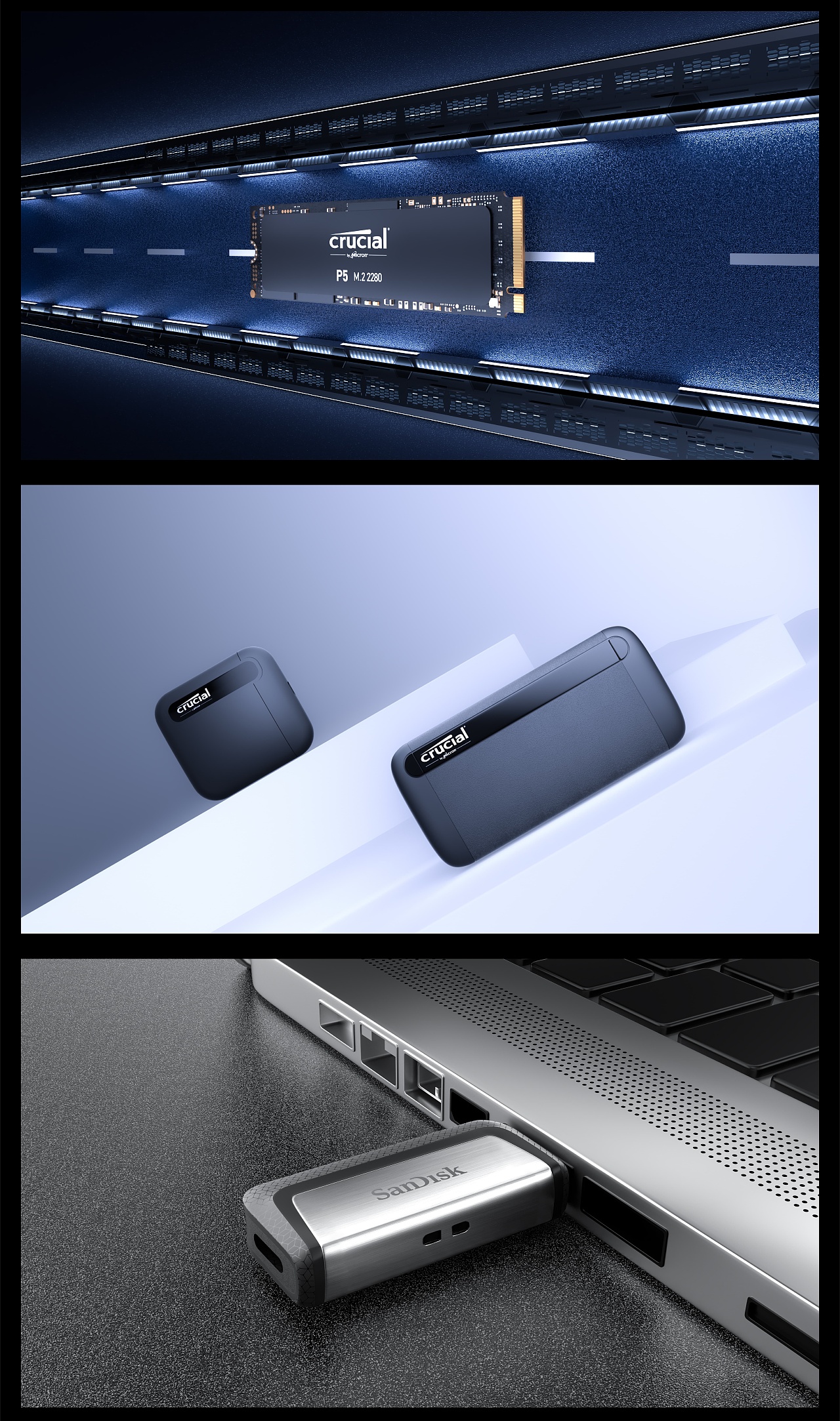Sandisk产品场景渲染（图ZMjczODk1NTA0） - 产品 - 站酷设计师Roey恒星原创素材 - 站酷ZCOOL