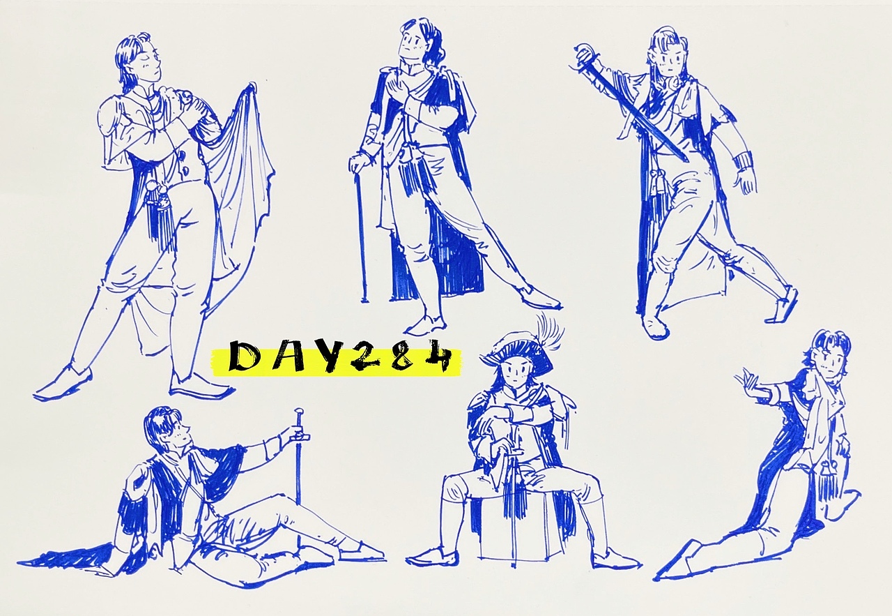 速写60天挑战第五次2023年5月到6月