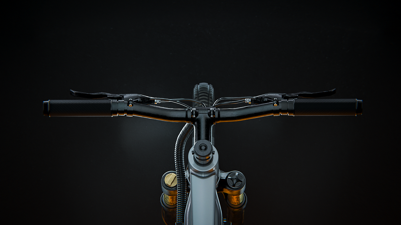 小米 Himo电动自行车 - Blender渲染