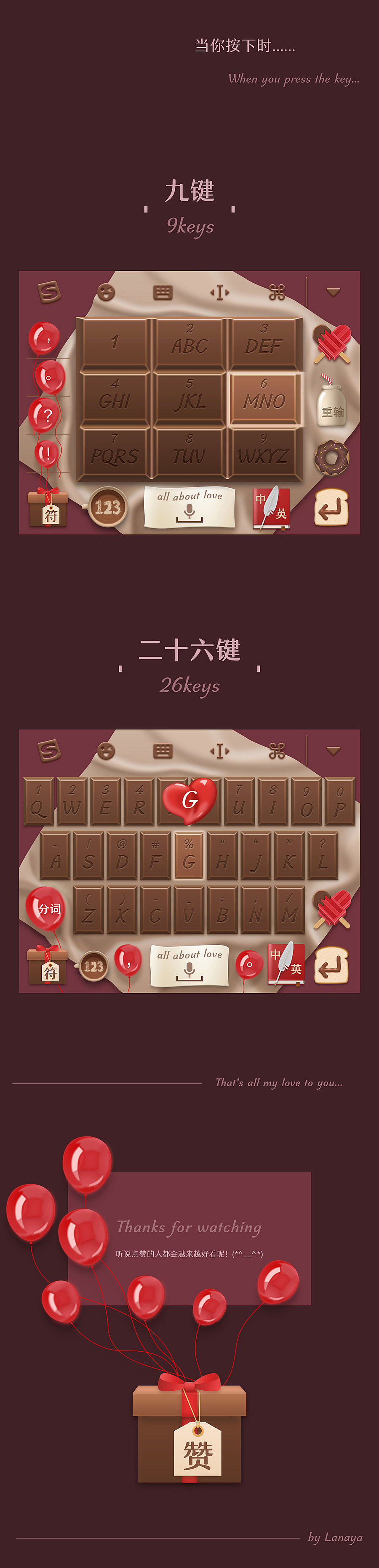 Cocoa-Romantism 可可浪漫主义 搜狗输入法设计大赛（图ZODEwOTk2NzY=） - 主题/皮肤 - 站酷设计师小璐儿原创素材 - 站酷ZCOOL