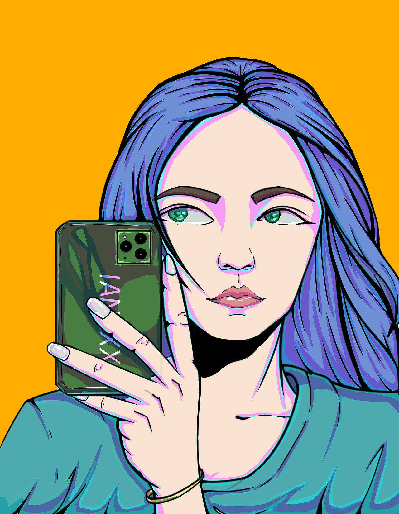 手绘头像（图ZMjY0NTcyOTQ4） - 创作习作 - 站酷设计师Ianxx_xxx原创素材 - 站酷ZCOOL