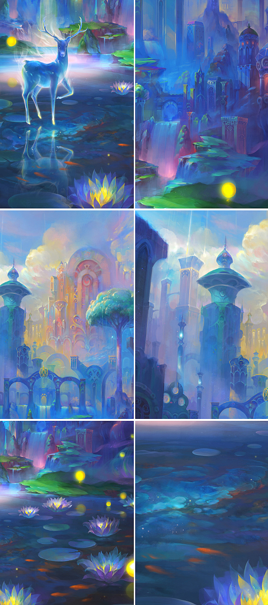 寒放绘画课堂——步骤图 《梦 三月》让我在你的季节里徜徉