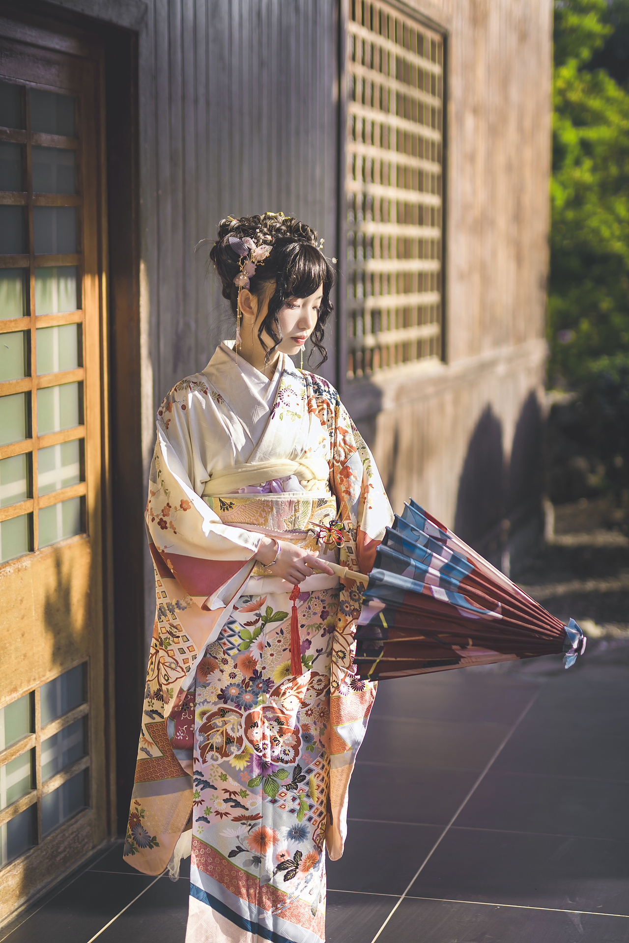 振袖和服|摄影|人像摄影|super_kangaroo_原创作品-站酷zcool