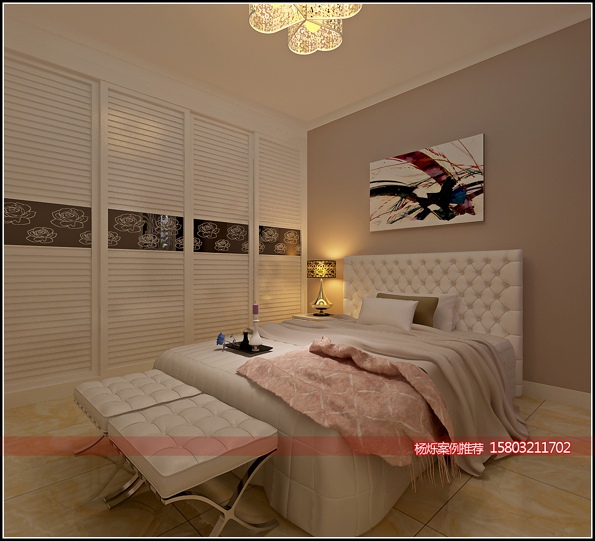 嵌入式的衣柜不仅节省了空间而且不留死角方便清洁。