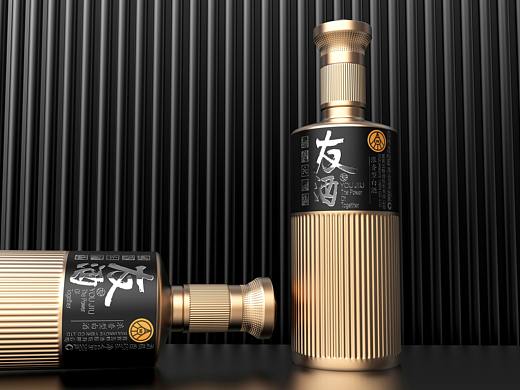 五粮液系列酒—友酒-白酒包装设计
