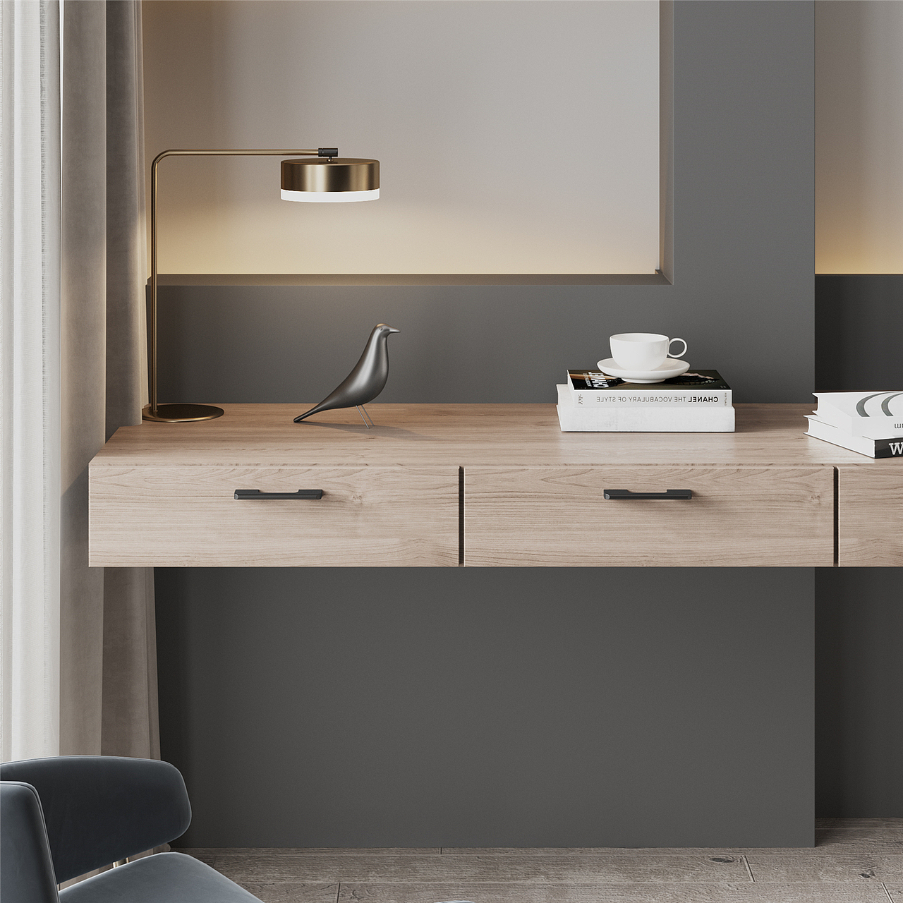 产品渲染-门把手合集