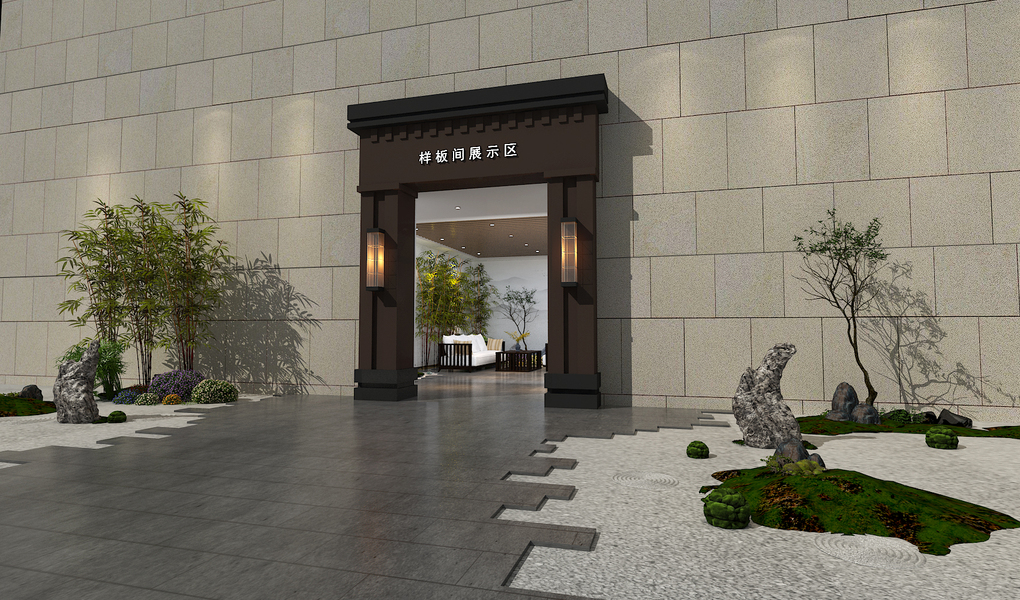 样板间看房通道