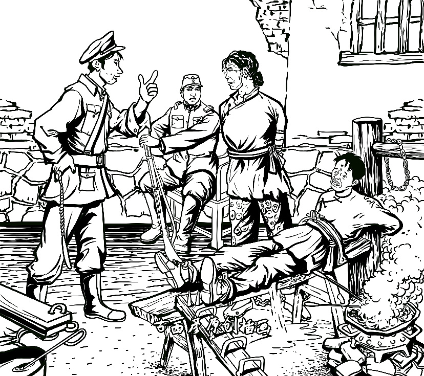 川南红军连环画|插画|绘本|古西彦 - 原创作品 - 站酷 (zcool)