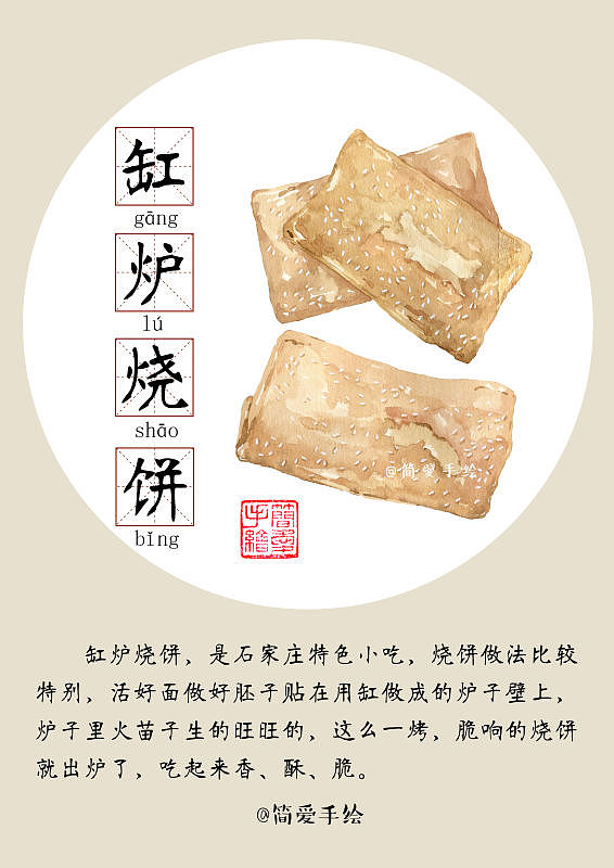 【纸上的美食】美食走四方,带你走进河北_简爱手绘-站酷zcool