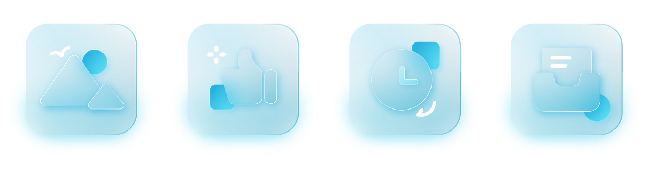 毛玻璃-icon(临摹)|ui|图标|水煮蛋666 - 临摹作品 - 站酷 (zcool)