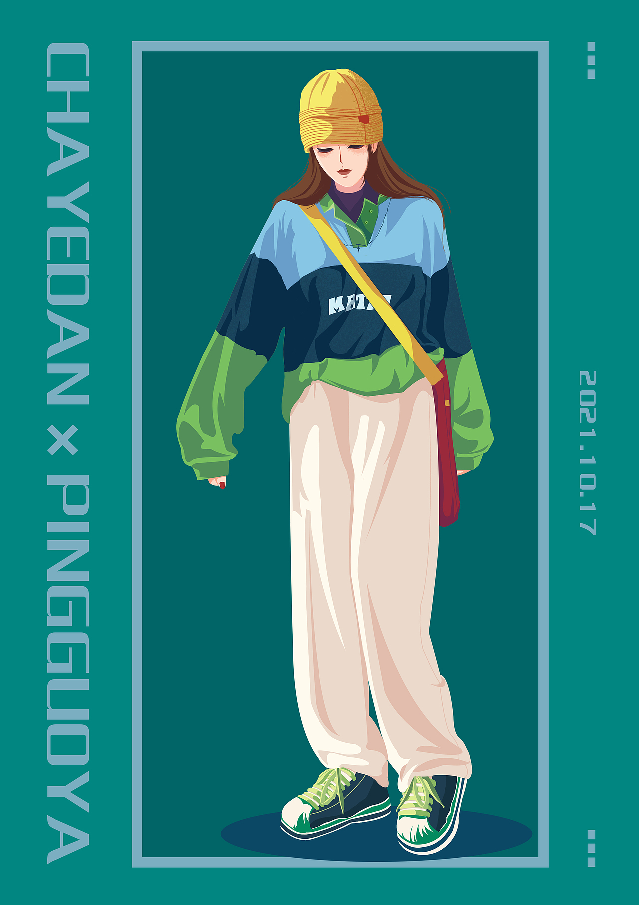 2021插画年终总结（图ZMjg3MzI5NDQ4） - 艺术插画 - 站酷设计师萍果鸭原创素材 - 站酷ZCOOL