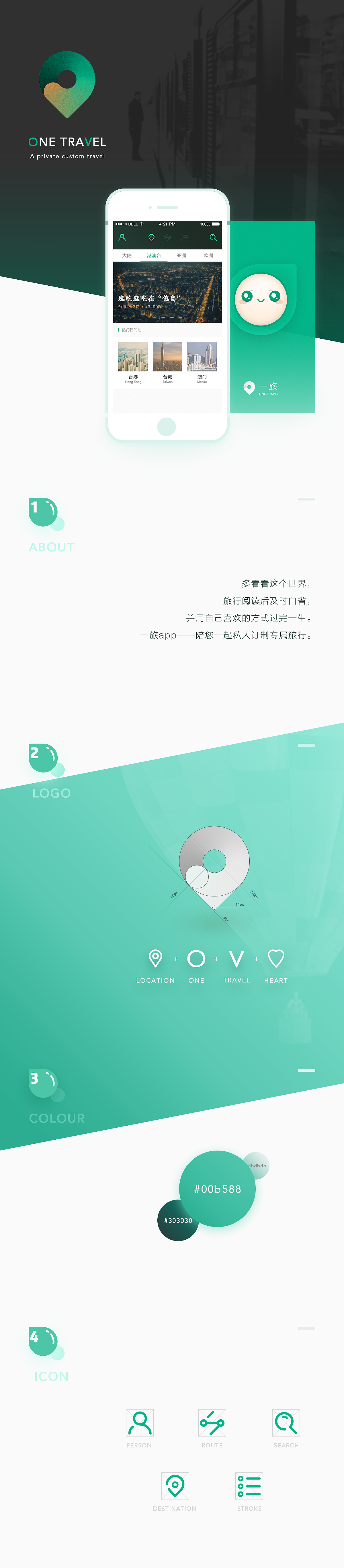 概念app 「 一旅 」 陪您一起私人订制专属旅行