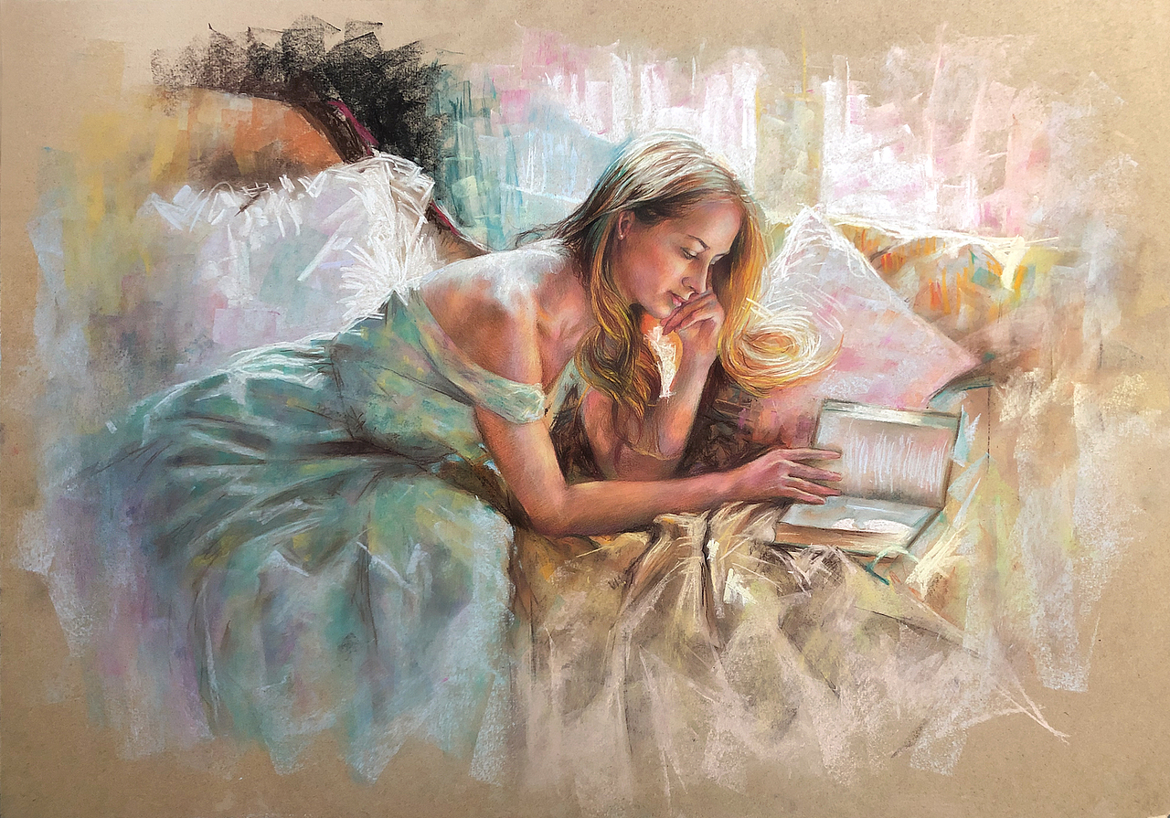 色粉画（图ZMjE1OTk4ODc2） - 绘画 - 站酷设计师苗宁Malik原创素材 - 站酷ZCOOL