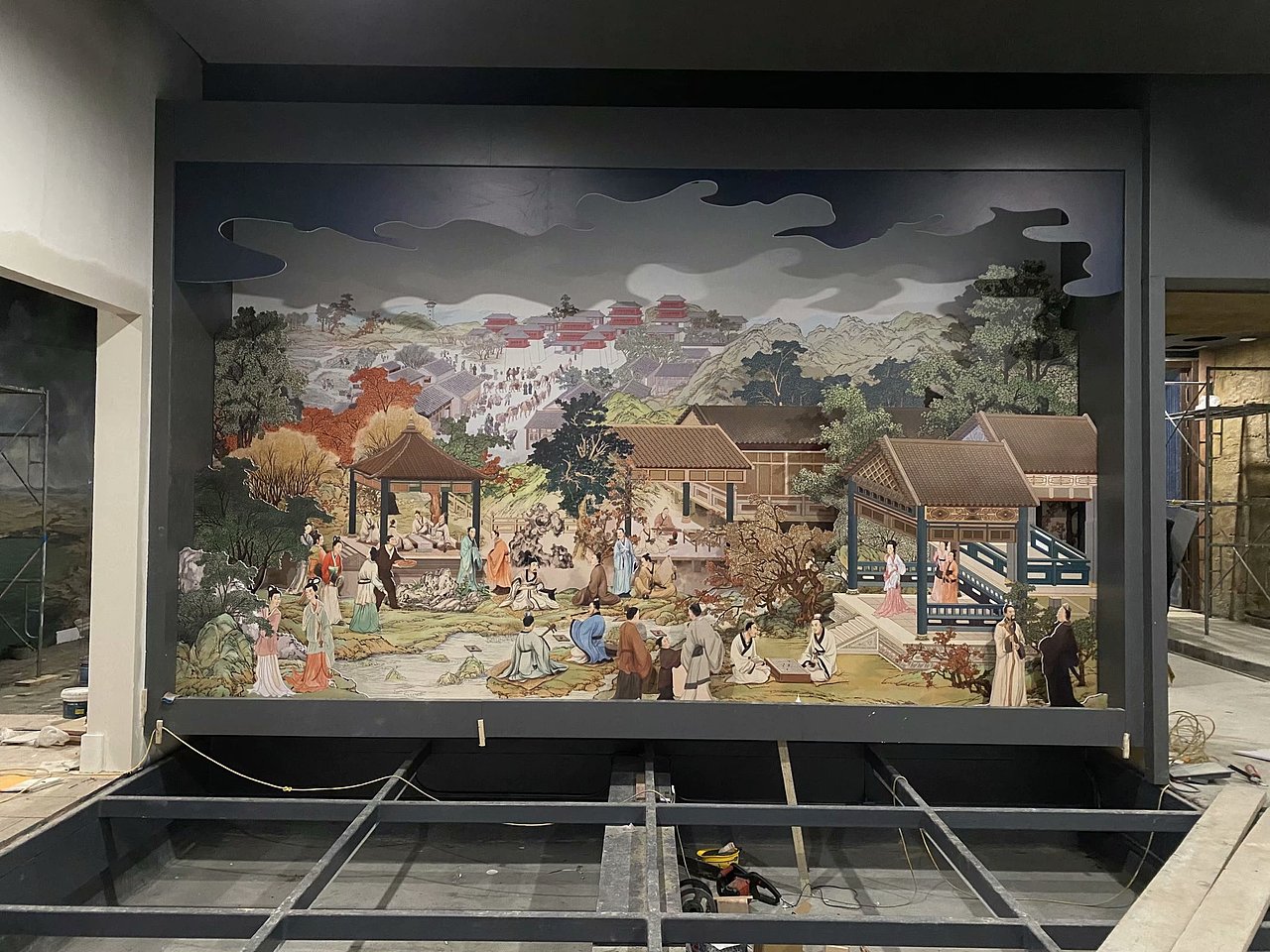 洛阳客家之源纪念馆/金谷园层板画