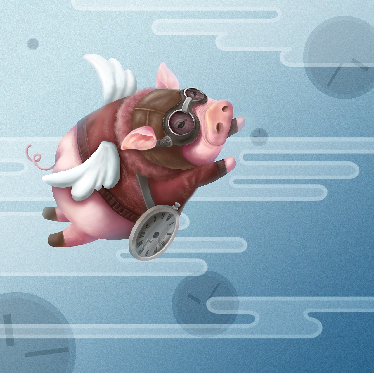 坐飞机去旅行呀！|插画|儿童插画|胖球的蓝心 - 原创作品 - 站酷 (ZCOOL)