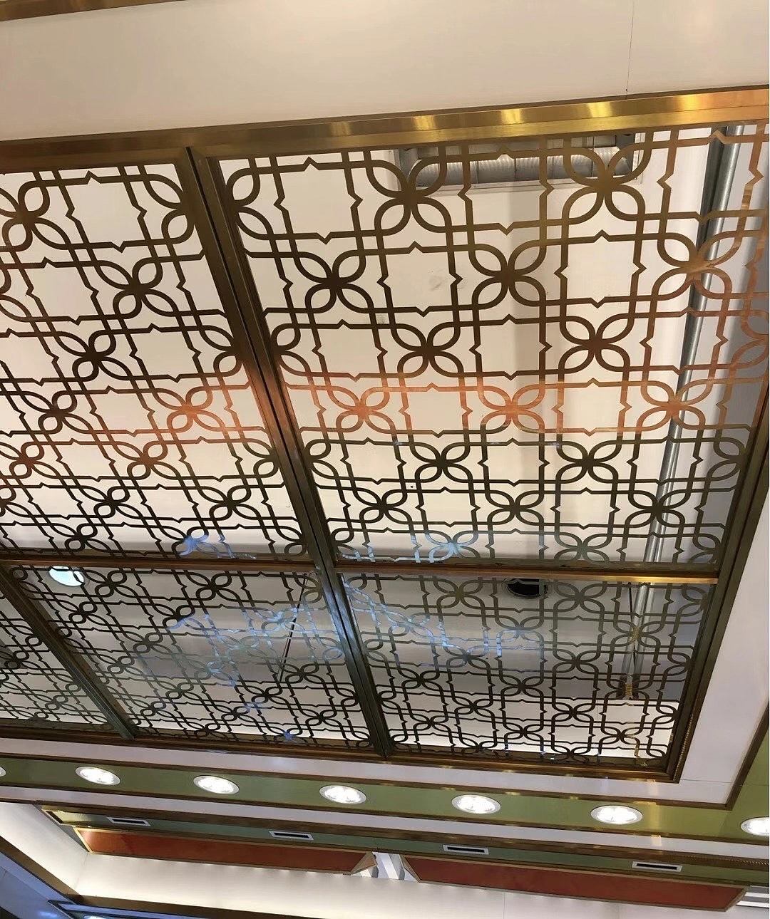 治愈系家装必备屏风隔断 艺术花格吊顶