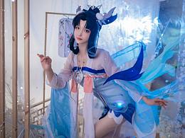 王者荣耀嫦娥如梦令cosplay美腿古风写真