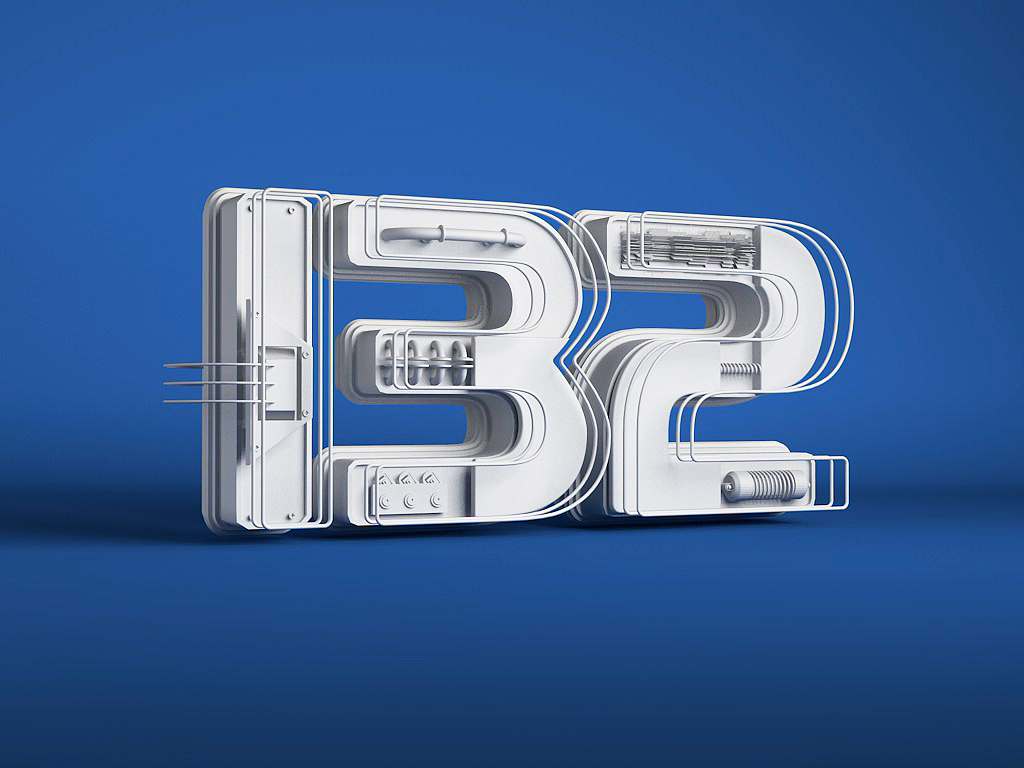 三维立体字练习