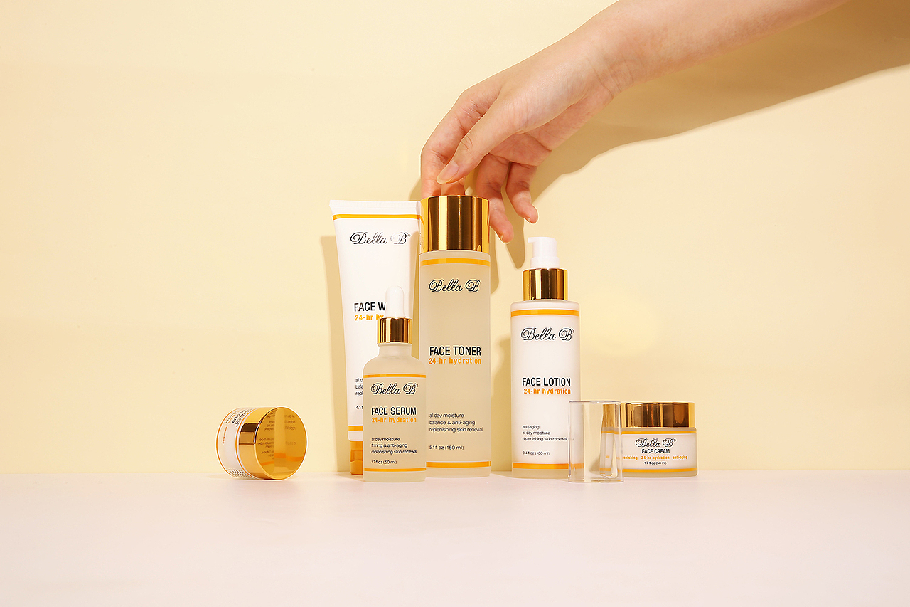 护肤-BellaB护肤六件套套装拍摄