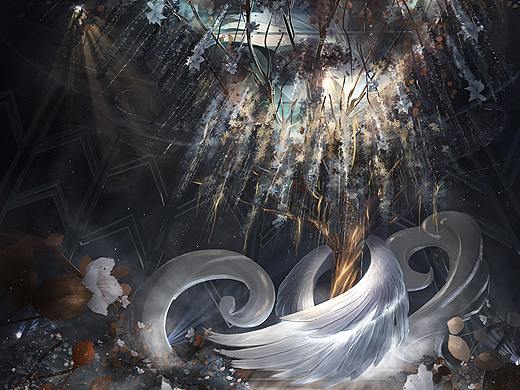 奇幻风格婚礼 绘画步骤