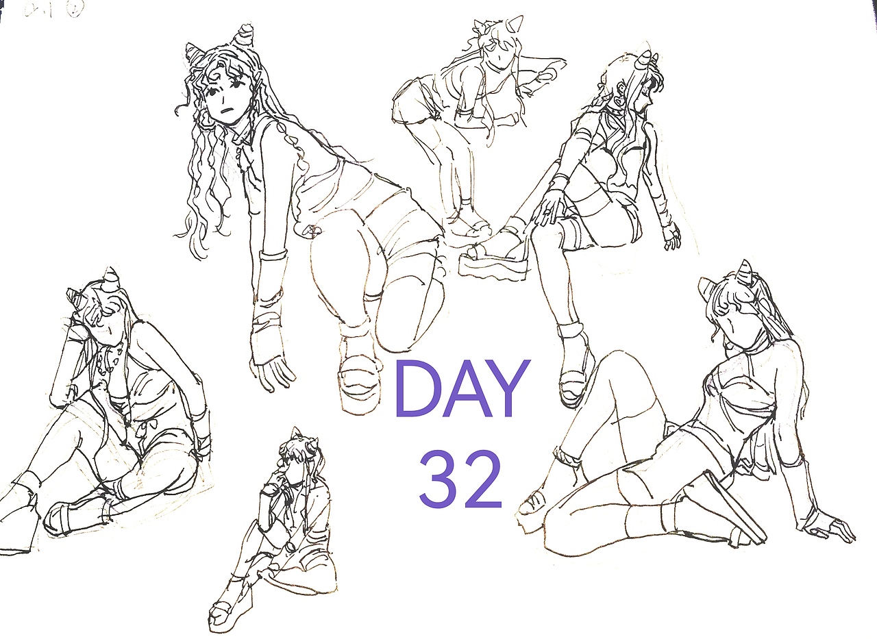 #速寫60天挑戰(zhàn)賽#day32@速寫班長（圖ZMjk1NDE0NDQw） - 創(chuàng)作習(xí)作 - 站酷設(shè)計師Z06959532原創(chuàng)素材 - 站酷ZCOOL