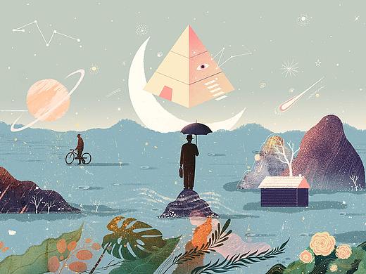 插画合集 • 黄昏的离歌 
