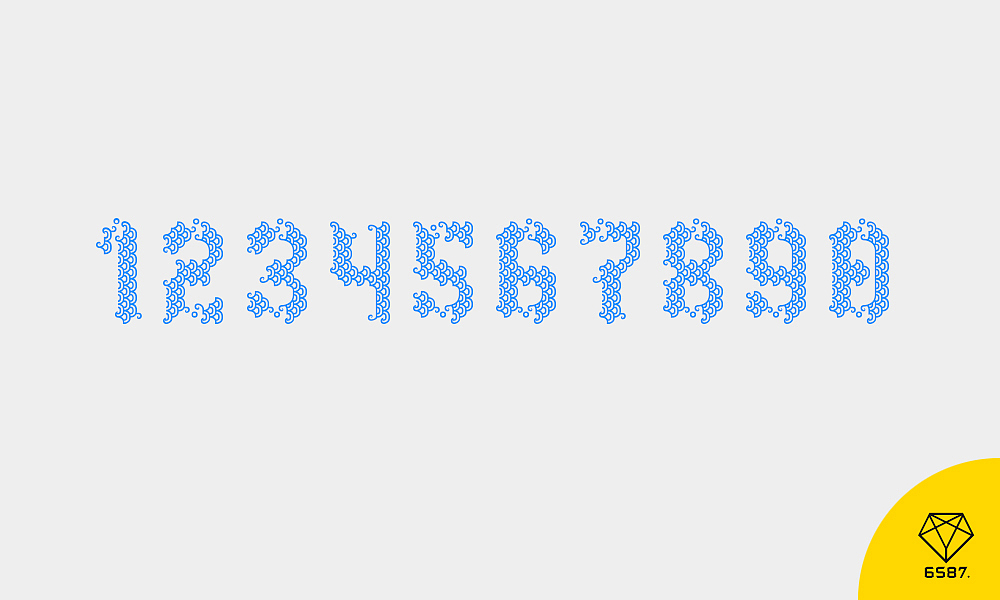 英文字体#鳞