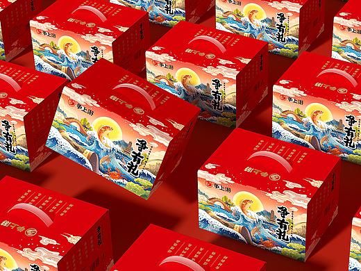 自然符号设计作品 || 《争上游》水产品品牌设计