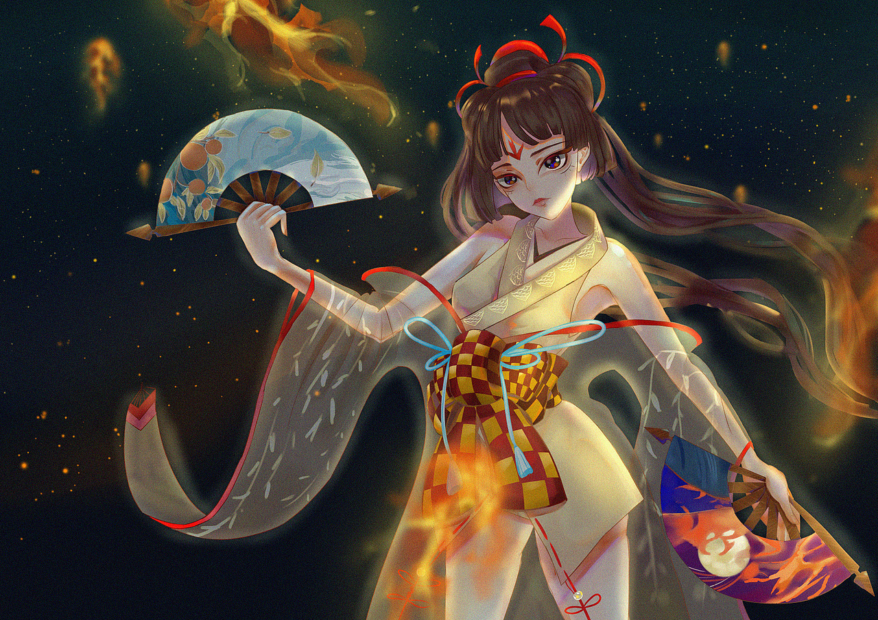 原创同人插画不知火