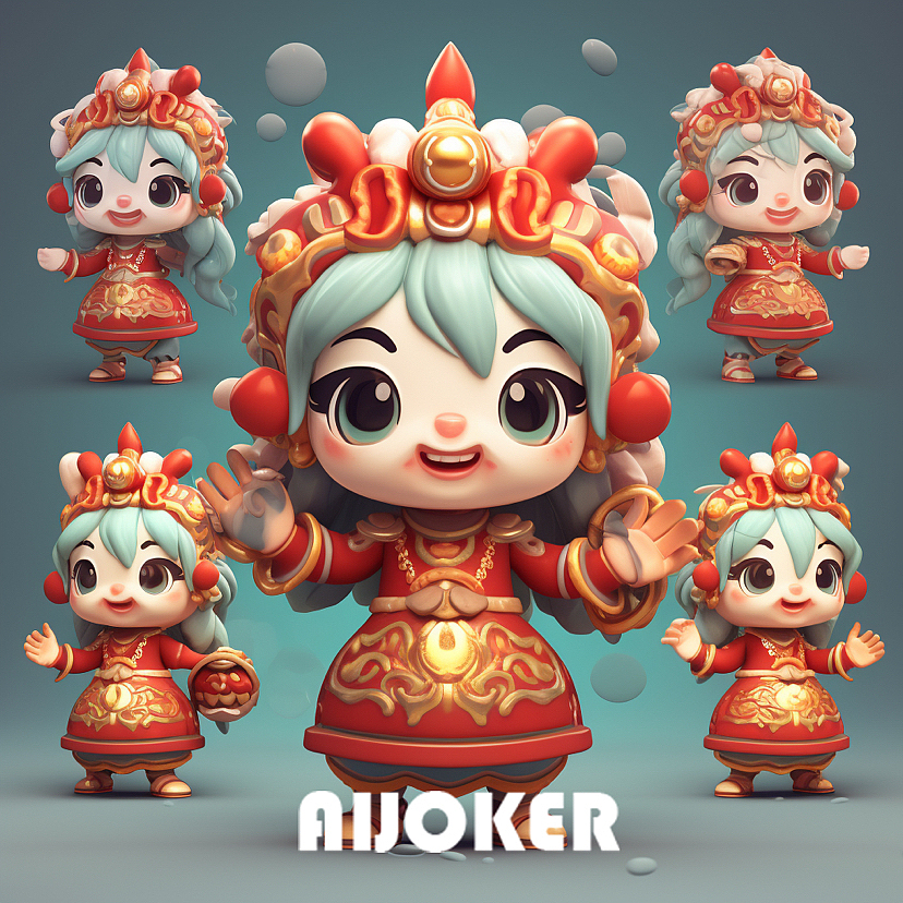 MJ AI生成 IP形象23（图ZMzQ1MTM4NDcy） - AI作品 - 站酷设计师AI疯人院原创素材 - 站酷ZCOOL