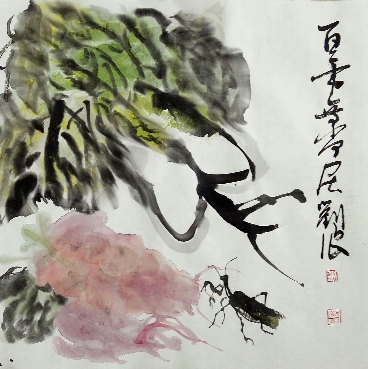 刘浪中国画人物作品,