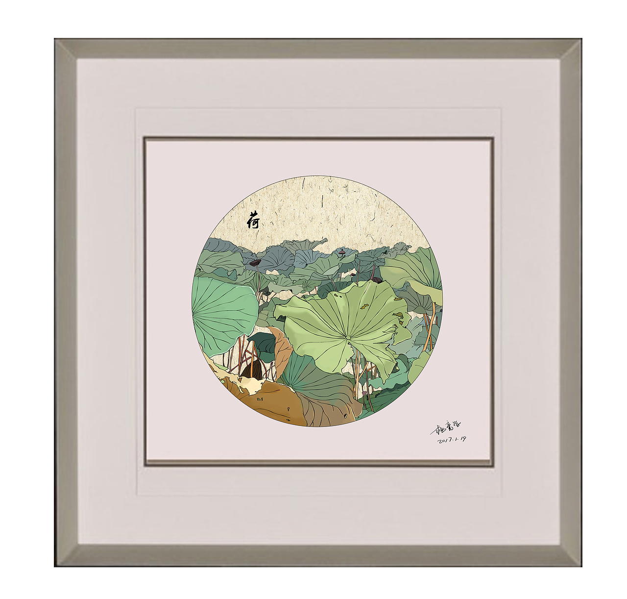 荷（图ZNjg5NTY4ODA=） - 商业插画 - 站酷设计师大胖子学原创素材 - 站酷ZCOOL