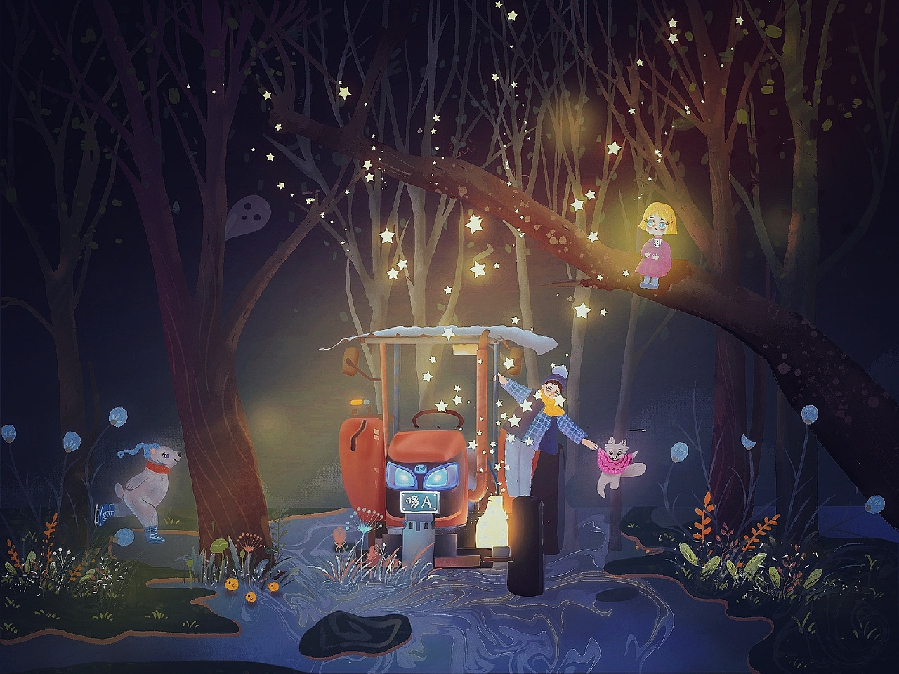 童年的梦境|插画|儿童插画|哆a的杂货铺_原创作品-站酷(zcool)