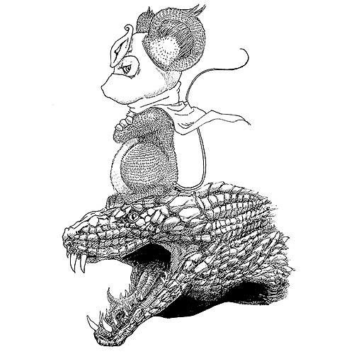 星肖绘 蛇夫座x生肖鼠|插画|概念设定|叶飞的星肖绘_原创作品-站酷