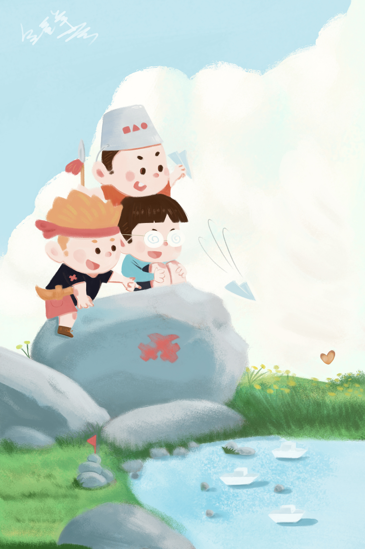 登陆（图ZMzE2MzA4ODI0） - 儿童插画 - 站酷设计师岩安原创素材 - 站酷ZCOOL