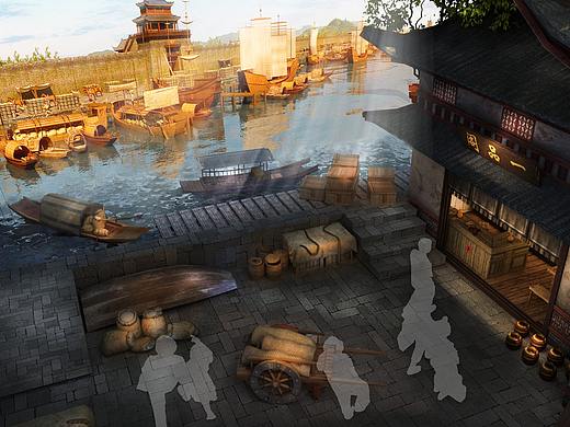 汉中文化（历史厅局部）