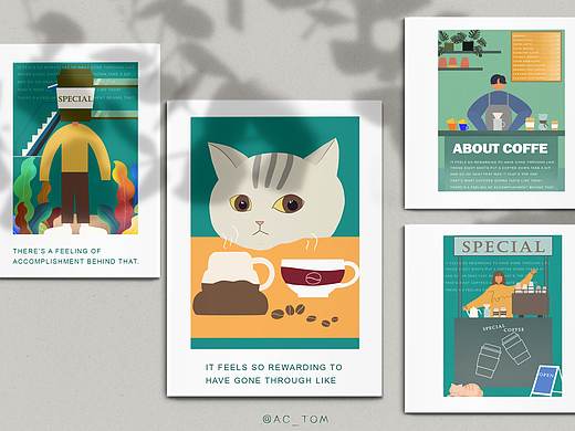 Daily coffee time-插画习作