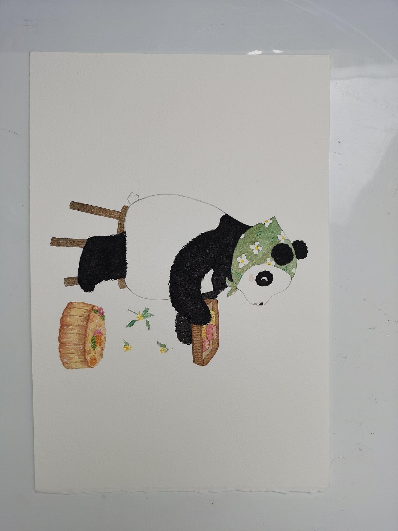 q版熊猫四川熊猫衍生画中国风特色