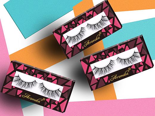 arimika睫毛包装设计
