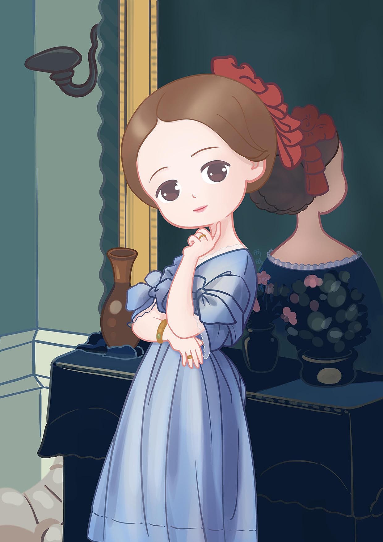 世界名画q版人物系列