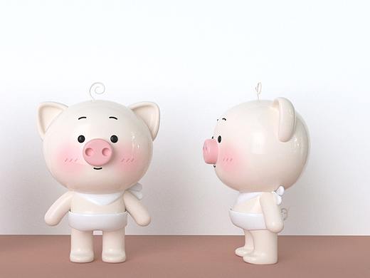 猪猪IP建模练习