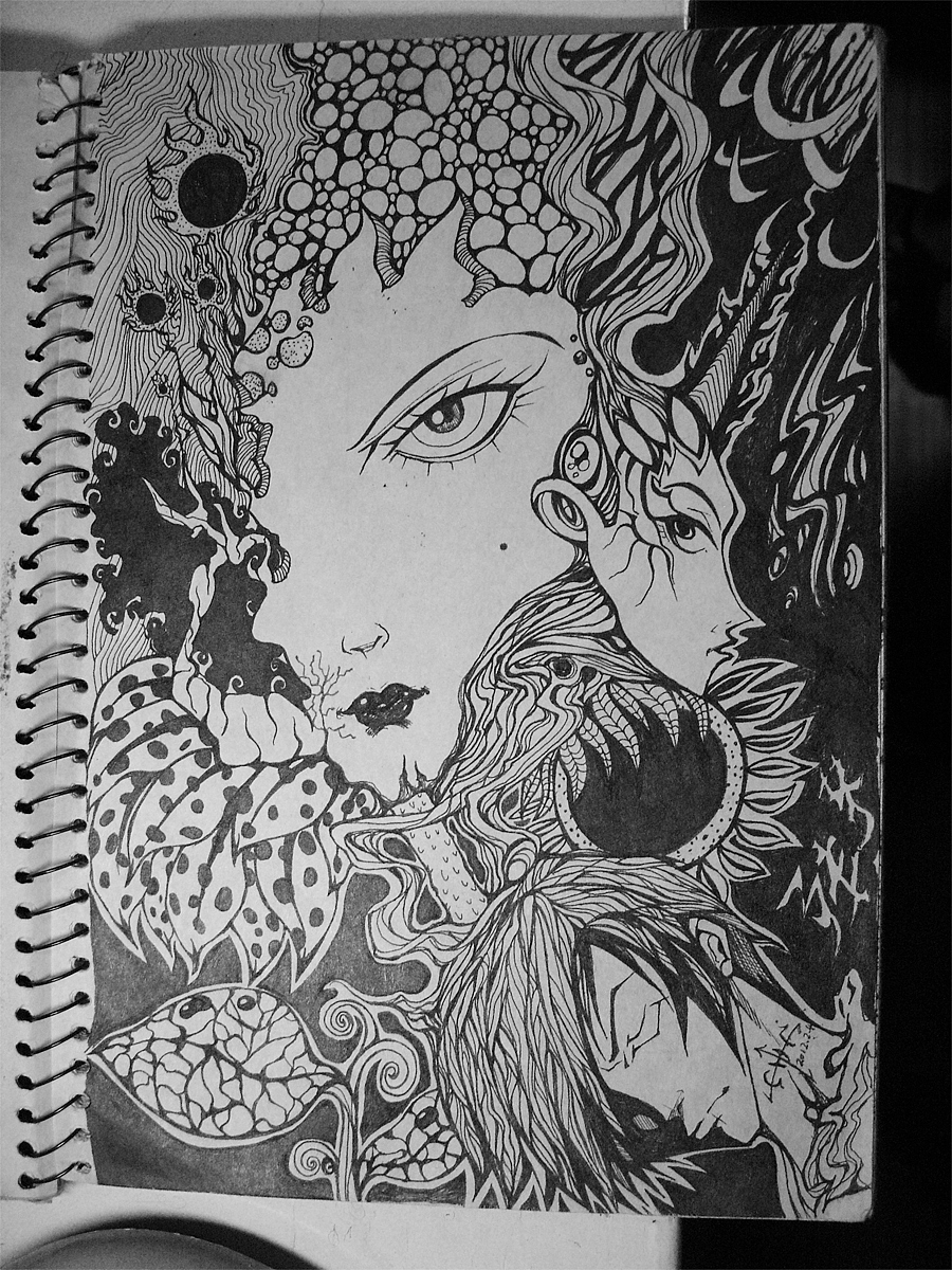 简单的一支黑笔+一本子带来的乐趣！（图ZNjkxNDc2OA==） - 创作习作 - 站酷设计师jjiifeng海原创素材 - 站酷ZCOOL