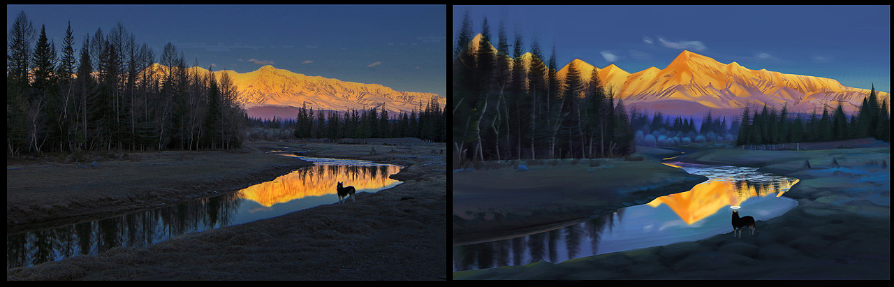 场景小练习（图ZMTQ1NTI1Nzg0） - 游戏原画 - 站酷设计师S_ZY原创素材 - 站酷ZCOOL