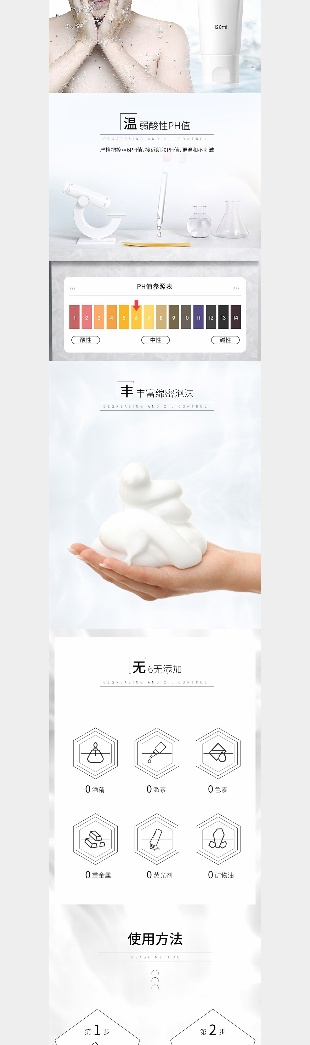 胜已【0皂基，不刺激-魔雀洗面奶详情设计】