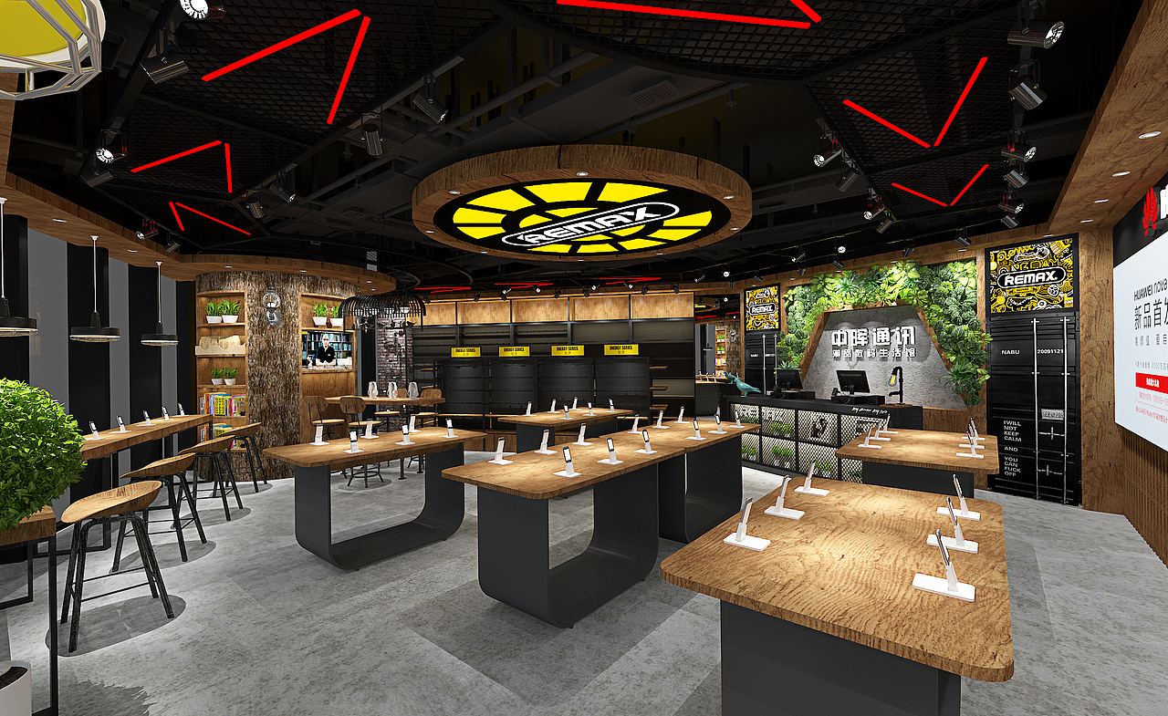配件与手机店融合（图ZMTAwMTQ2NjU2） - 展陈设计 - 站酷设计师睿点设计原创素材 - 站酷ZCOOL