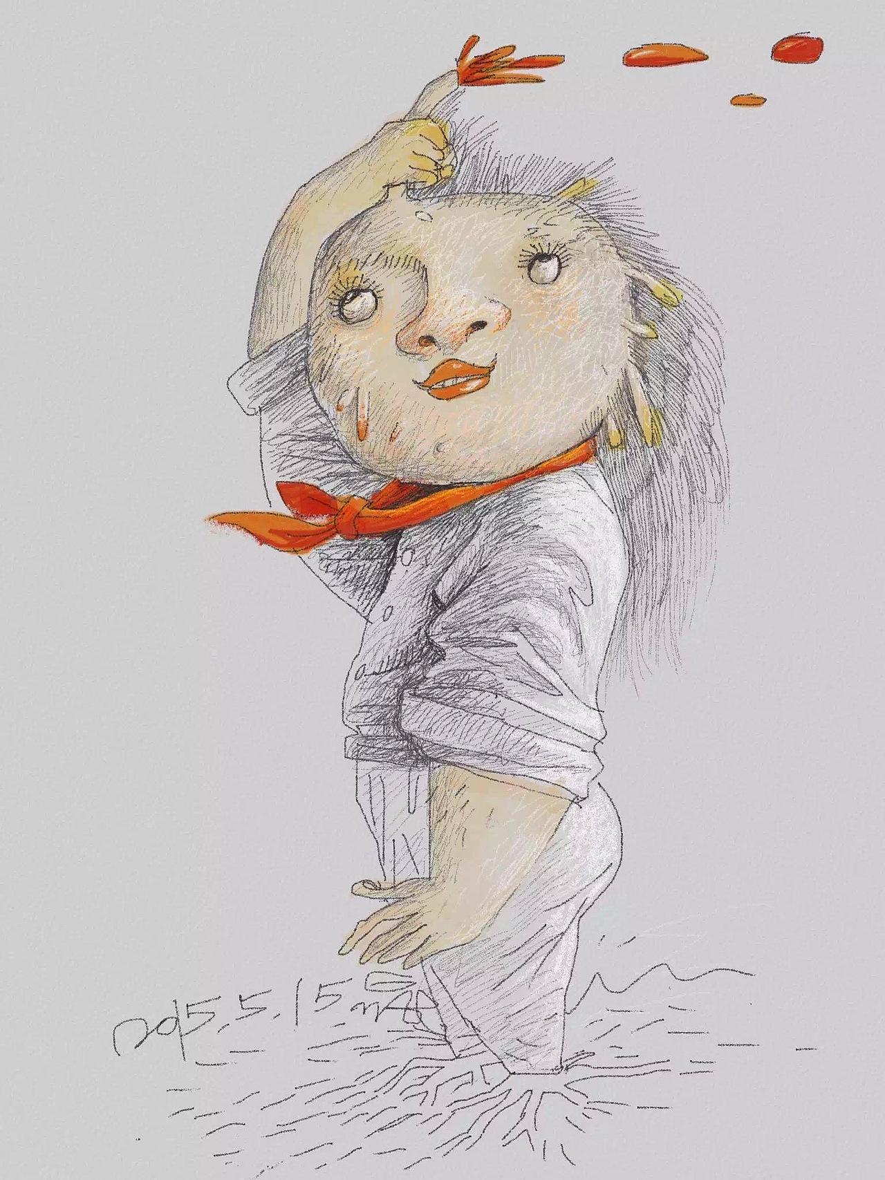 吉祥物语的插画日记（二十六）2015年5月天天插画集（图ZMjkwMzcwNjg=） - IP形象 - 站酷设计师吉祥物语原创素材 - 站酷ZCOOL