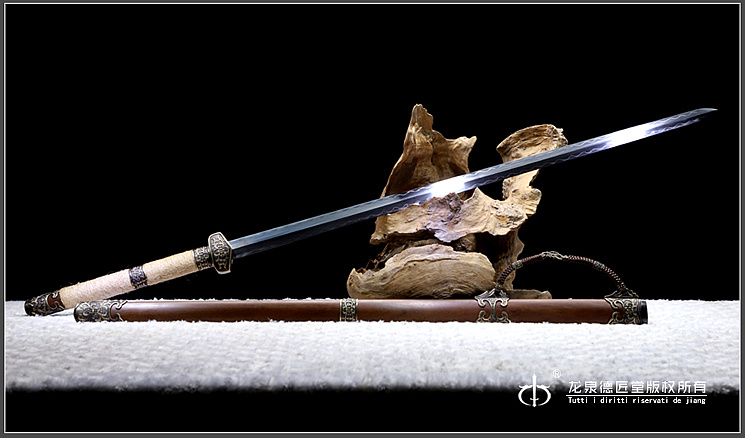 龙泉刀剑青霜双手剑加长版dj2721