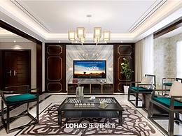 石家庄中冶德贤公馆173新中式装修效果图设计作品