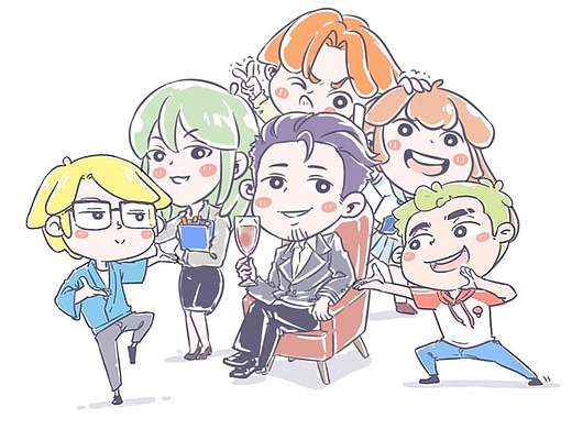 天鹭卡通设计_素材网站_图片免费下载-zcool站酷