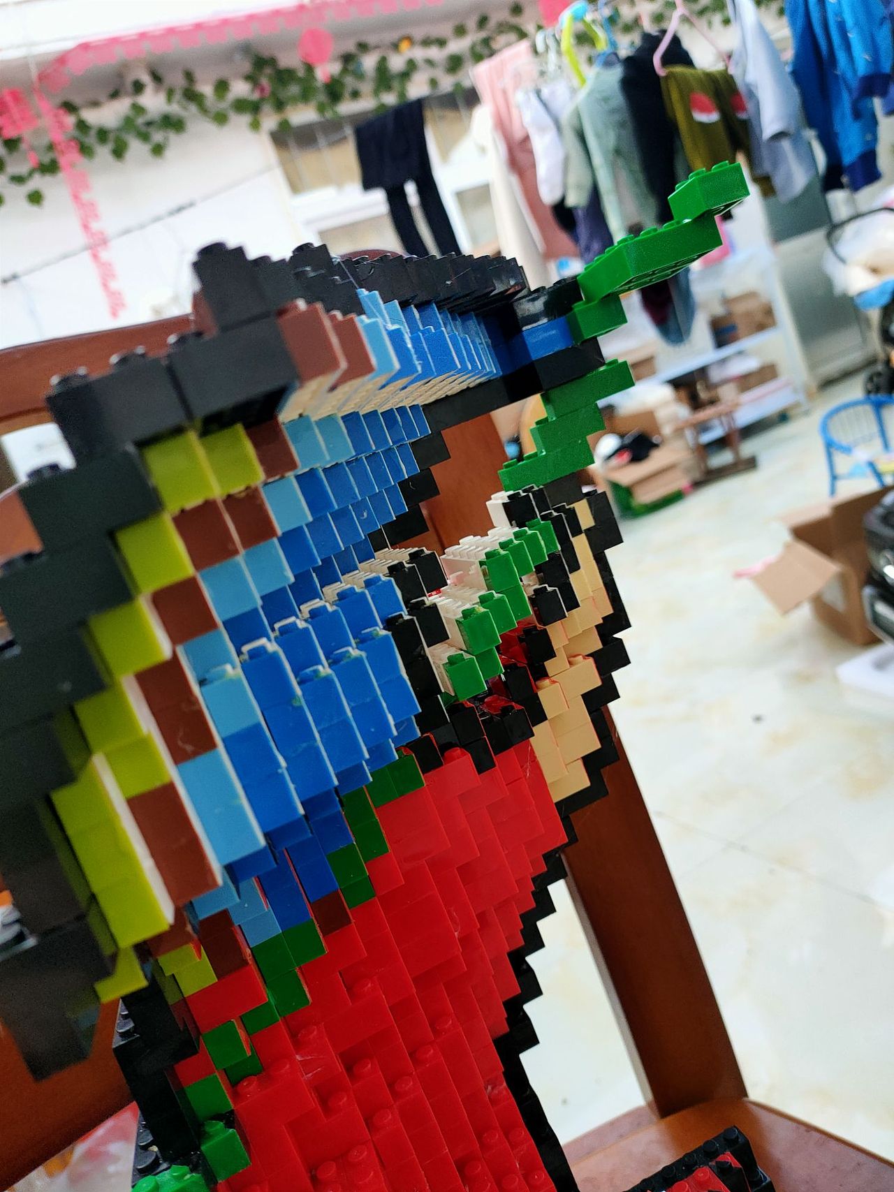 乐高moc埃舍尔手画手